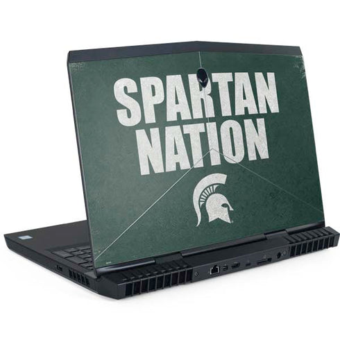 Michigan State University Spartans Nation Dell Alienware Skin